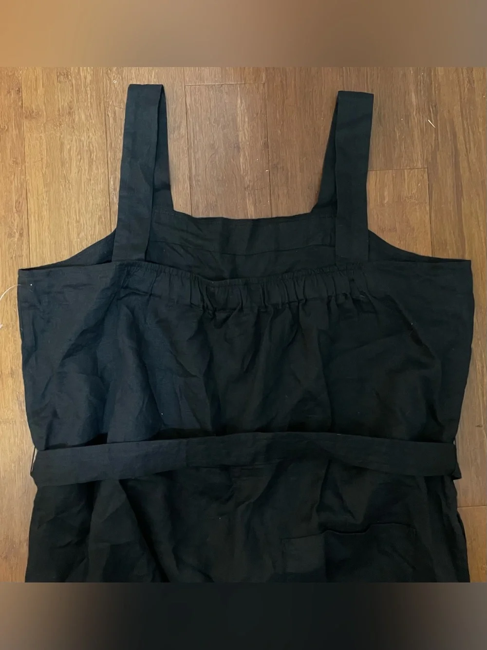 Quince overalls black